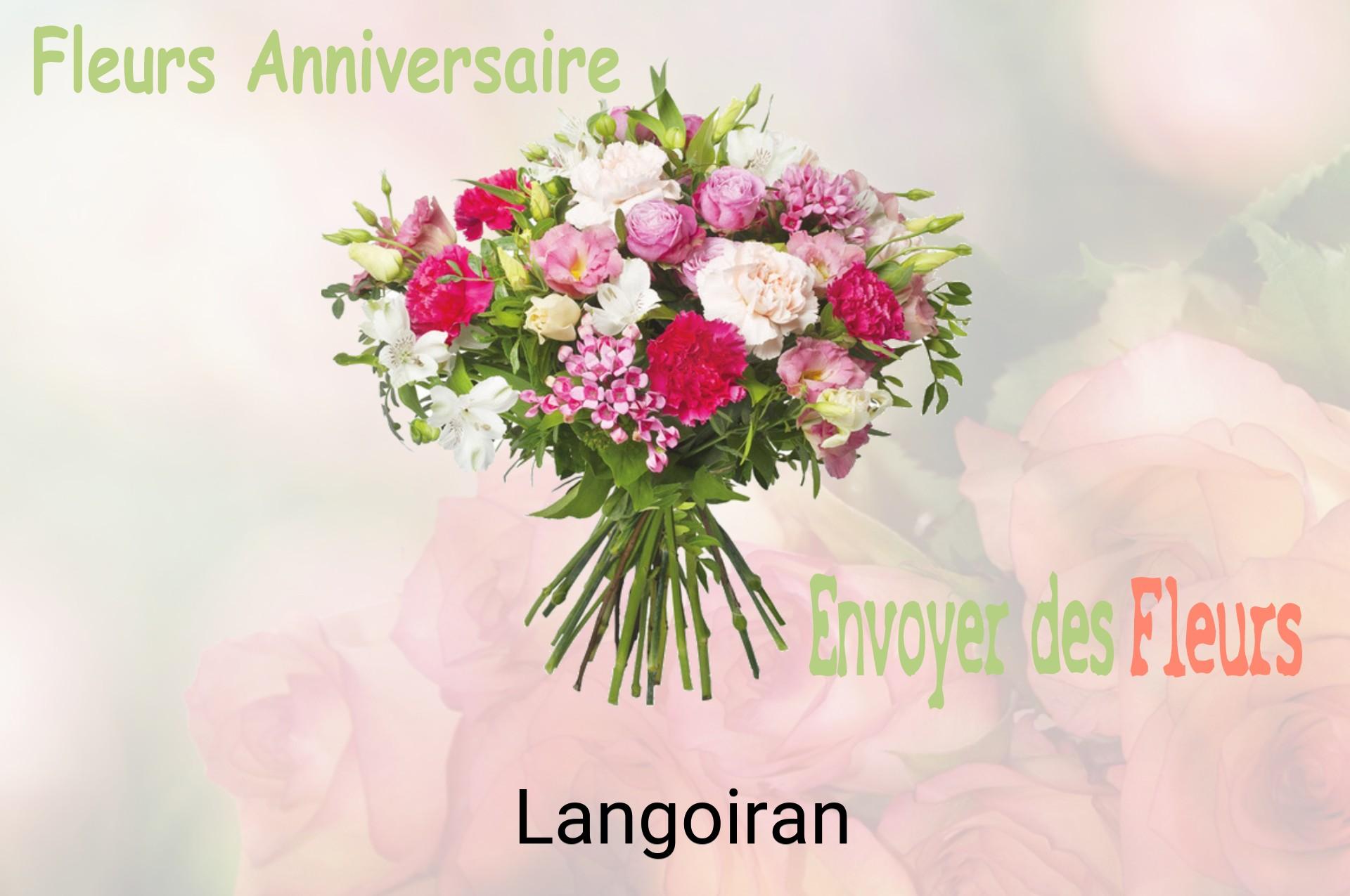 Bouquet de fleurs d’anniversaire livré à Langoiran